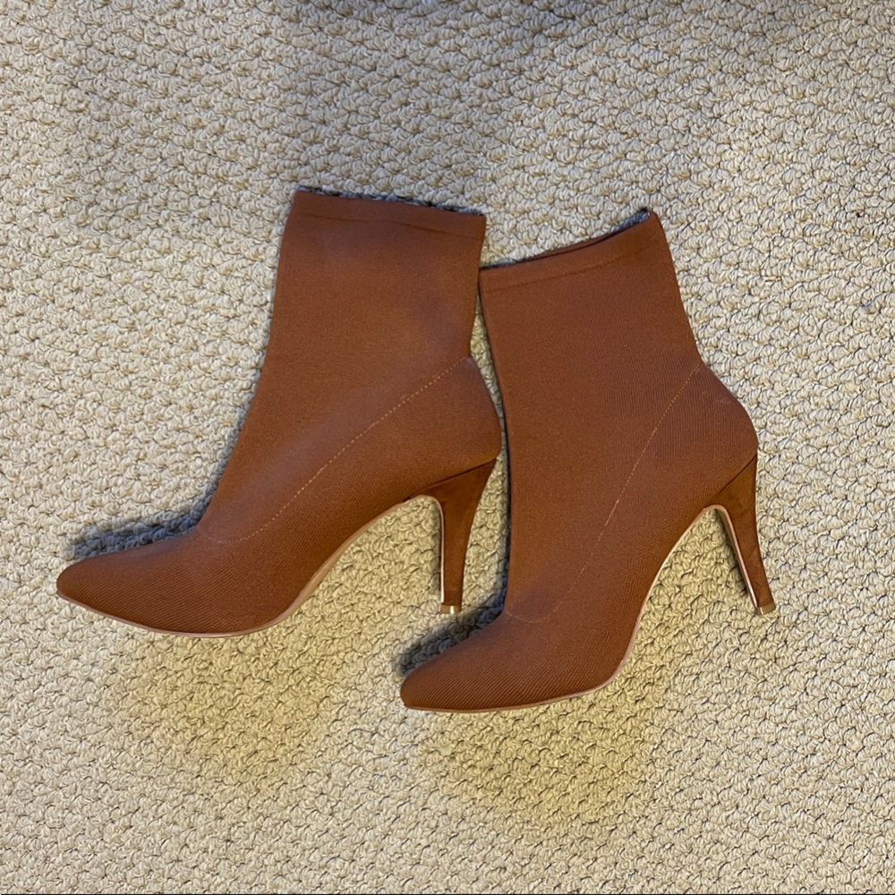 Elegant Brown Women's Ankle Boots